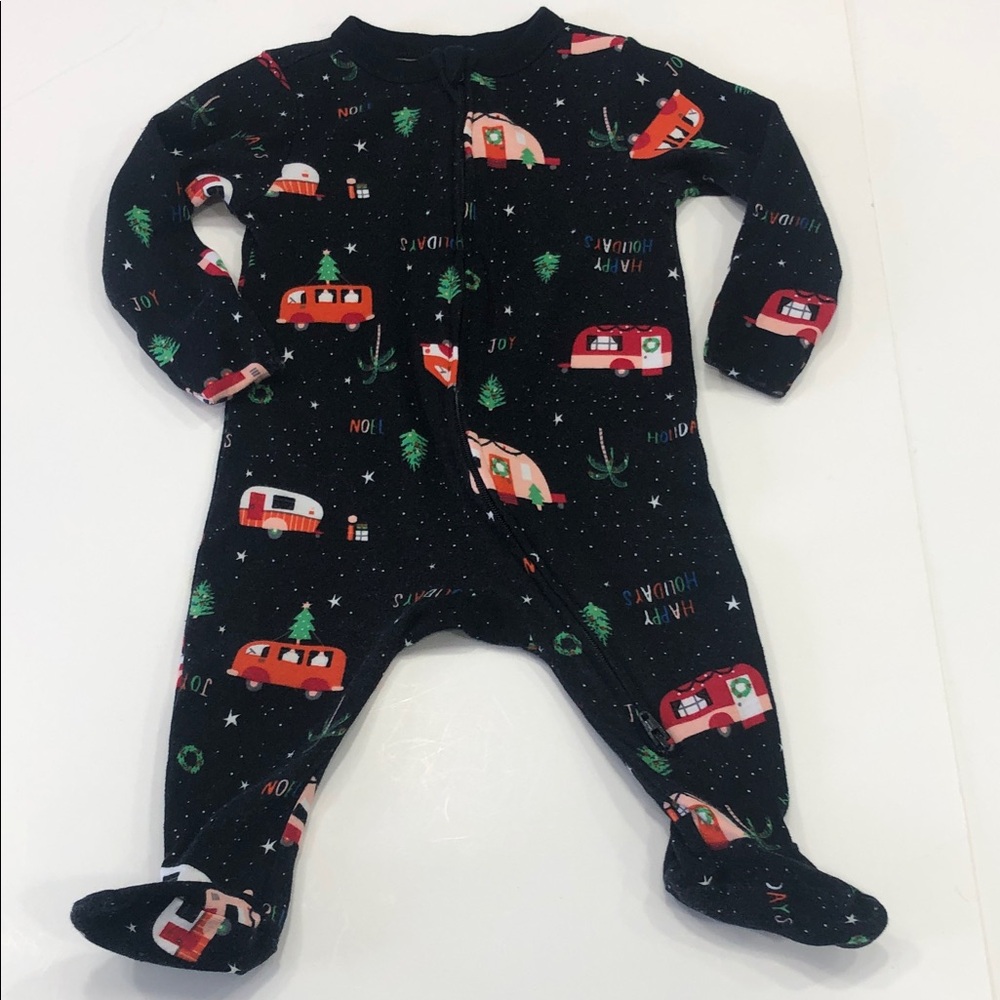 🎄Old Navy Infant Snug-Fit Pyjama– Unisex Size 6–9 Months – Holiday Camper 🎄